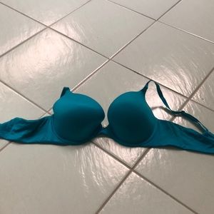 Gently used teal Victoria’s Secret demi bra